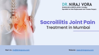 Sacroiliitis Joint Pain Treatment in Mumbai | Dr Niraj Vora