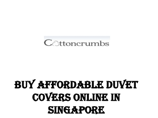 Buy Affordable Duvet Covers Online in Singapore