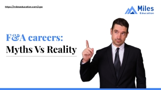 F&A careers_ Myths Vs Reality