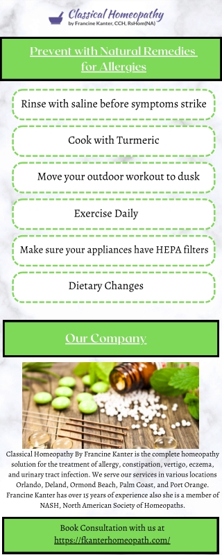 Prevent with Natural Remedies for Allergies