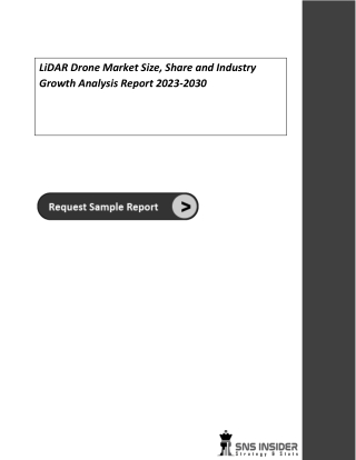 LiDAR Drone Market Size, Share and Industry Growth Analysis Report 2023-2030