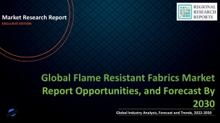 Flame Resistant Fabrics Market Size, Share, Trends and Future Scope Forecast2030