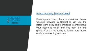 House Washing Service Central  Rivercityclean.com