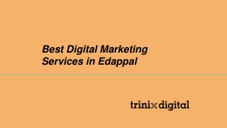 Best Digital Marketing Services in Edappal