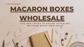 Macaron boxes wholesale