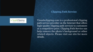 Clipping Path Service | Visualsclipping.com
