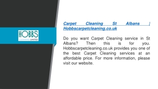 Hobbs Cleaning Ltd