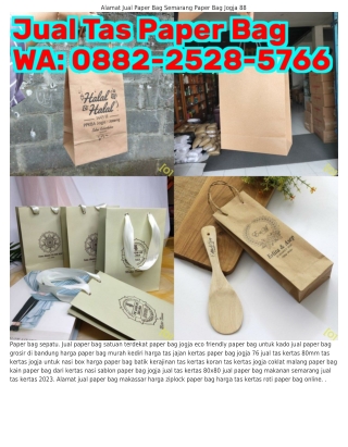 Ô88ᒿ–ᒿ5ᒿ8–5ᜪᏮᏮ (WA) Jual Paper Bag Jakarta Pusat Paper Bag Snack