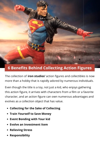 6 Benefits Behind Collecting Action Figures