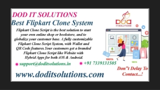 Best Flipkart Clone System - Readymade Clone Script