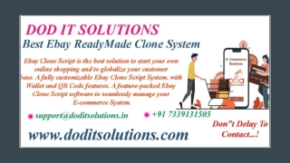 Best Ebay Clone System - Readymade Clone Script
