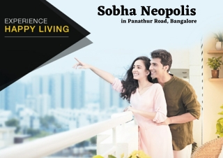 Sobha Neopolis in Panathur Road, Bangalore E brochure