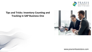 Tips and Tricks: Inventory Counting and Tracking in SAP Business One