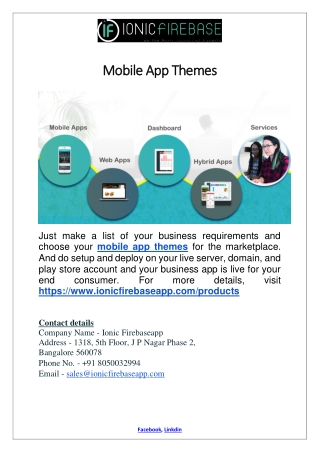 Mobile App Themes