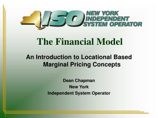 The Financial Model