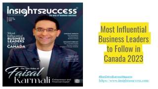 Most Influential Business Leaders to Follow in Canada 2023