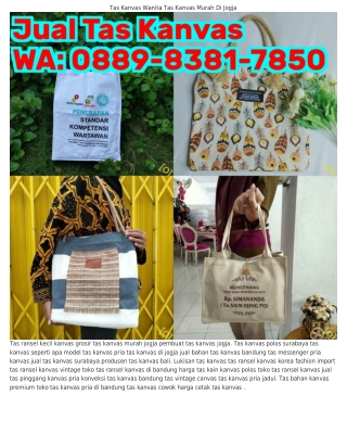 ౦88ᑫ-8381-785౦ (WA) Harga Tas Kulit Kanvas Jual Tas Kanvas Di Jambi