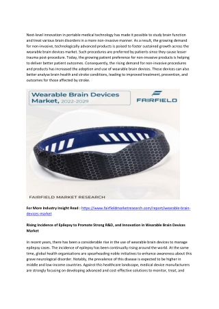 Wearable Brain Devices Market