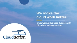 Cloud Consulting Services- Cloudaction