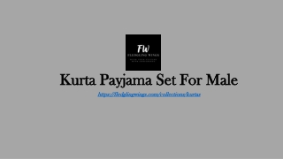 Kurta Payjama Set For Male