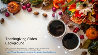 Thanksgiving PPT
