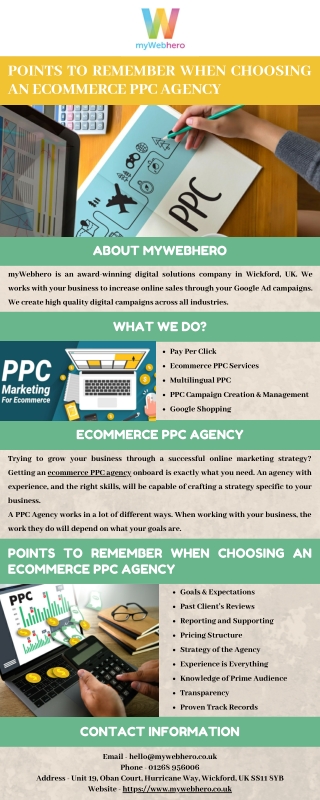 Points to Remember When Choosing an Ecommerce PPC Agency
