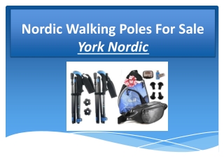 Nordic Walking Poles For Sale - York Nodic