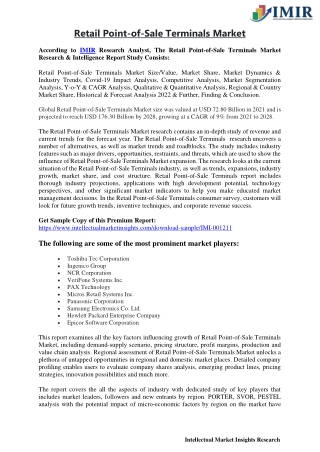 Retail Point-of-Sale Terminals Market