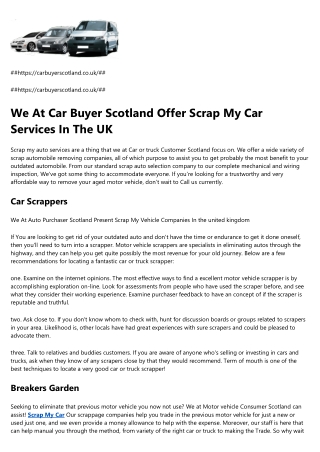 Car Scrappers