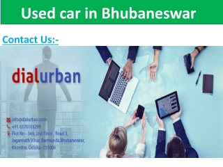 Used car in Bhubaneswar on Dialurban