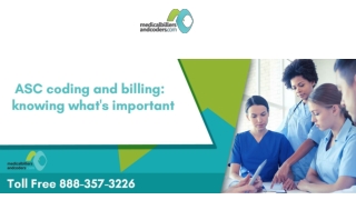 ASC Coding And Billing- Knowing What’s Important