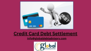 Credit Card Debt Settlement