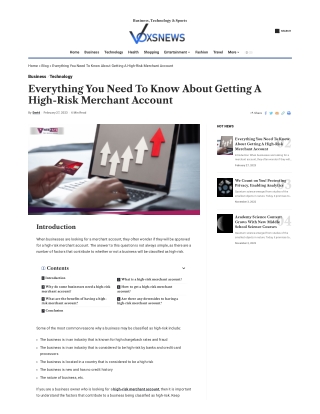 Everything You Need To Know About Getting A High-Risk Merchant Account
