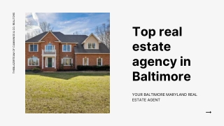 Top Real Estate Agency In Baltimore - The Blazer Team