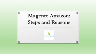 Magento Amazon Steps and Reasons