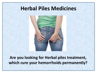 Effective Herbal Remedy for Bleeding and Non-Bleeding Piles