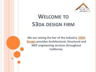 Welcome to S3da Design Firm