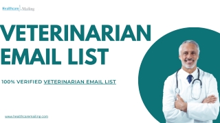 Veterinarian Email List