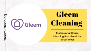 Professional House Cleaning Bristol - Gleem Cleaning