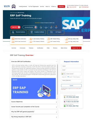 Best SAP Training Institute in Noida | SAP Training Classes in Noida