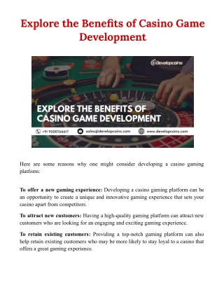 Harness the Power of Casino Gaming Platforms to Increase Revenue