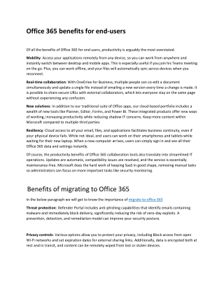 migrate to office 365