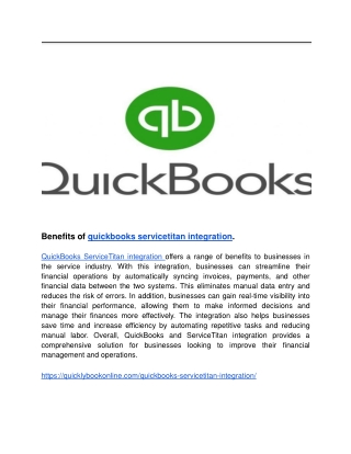 Benefits of quickbooks servicetitan integration (1)