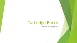 Cartridge Boxes