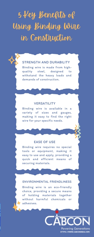 5 Key Benefits of Using Binding Wire in Construction