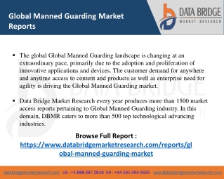 Manned Guarding Market-ICT