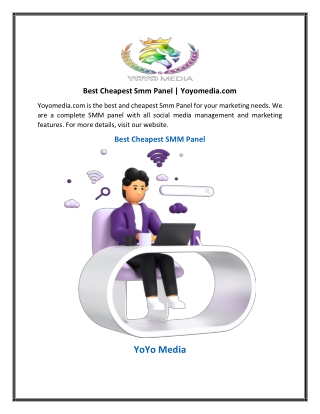 Best Cheapest Smm Panel | Yoyomedia.com