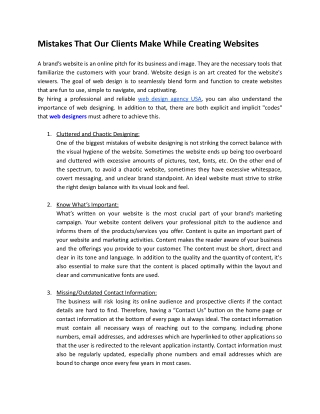 Mistakes That Our Clients Make While Creating Websites.pdf