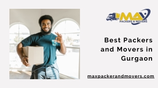 Best Packers and Movers in Gurgaon - Max Packers & Movers