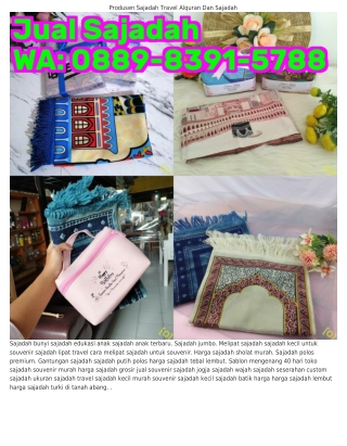 0889_839l_5ᜪ88 (WA) Sajadah Lipat Saku Sajadah Jumbo